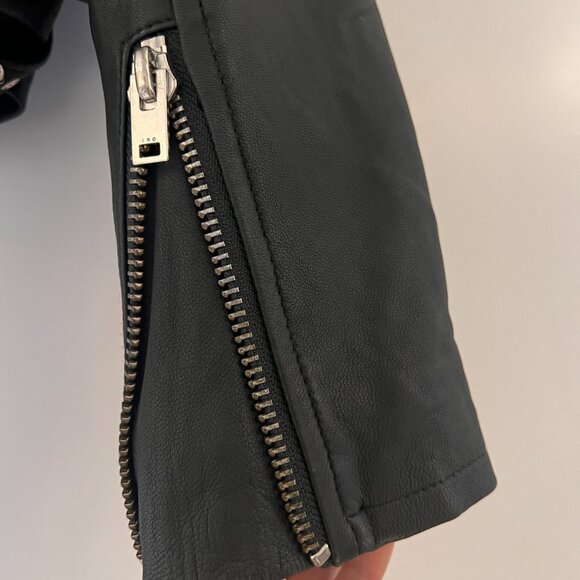 IRO ASHVILLE LEATHER BIKER JACKET - Picture 5 of 8